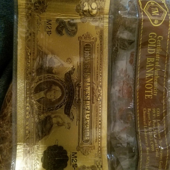 Gold  Banknote - Picture 1 of 2